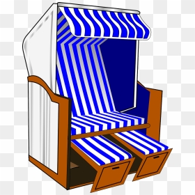 Strandkorb Png Clipart, Transparent Png - beach chair png