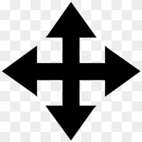 Free All Direction Arrows Icon Png Vector - Move Tool Photoshop Icon, Transparent Png - arrows icon png