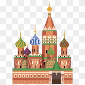 Russian Kremlin Palace - Saint Basil's Cathedral, HD Png Download - palace png