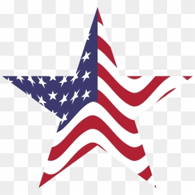 Us Flag American United States Clipart - American Flag Star Png, Transparent Png - american flag icon png