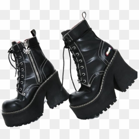 #aesthetic #tumblr #niche #png #black #shoes #emo #goth - Emo Png Niche, Transparent Png - emo png