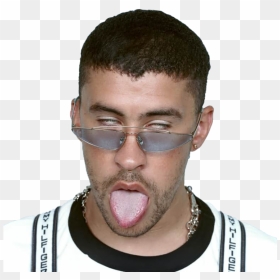 Singer Bad Bunny Transparent Background Png - Bad Bunny Stickers Whatsapp, Png Download - bad bunny png