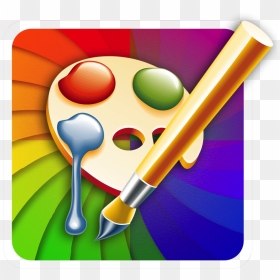 Best Paint Brush App For Mac, HD Png Download - paint brush icon png