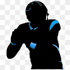 Silhouette Audio Character Clip Art, HD Png Download - cam newton png