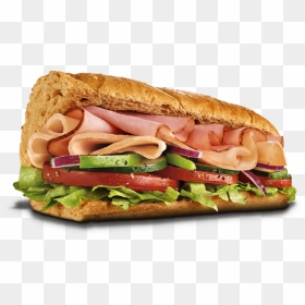 Subway Sandwich Double Bacon - Subway Sandwich Png, Transparent Png - subway sandwich png