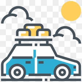 Traveling Clipart Road Trip, Traveling Road Trip Transparent - Road Trip Clipart, HD Png Download - road icon png