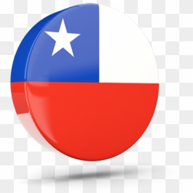 Glossy Round Icon Ilration Of Flag - Logo Chile 3d, HD Png Download - american flag icon png
