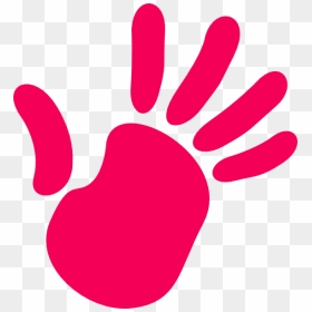 Pink Clip Art At - Hand Clip Art, HD Png Download - hand vector png