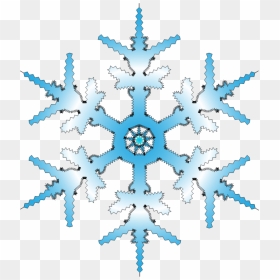 Fiocco Di Neve Cartoon Png, Transparent Png - snowflakes border png