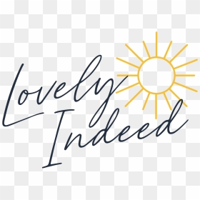 Lovely Indeed - Calligraphy, HD Png Download - new years party hat png