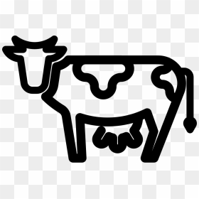 Fdx Cow, HD Png Download - cow icon png