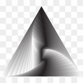 Triangle Vortex Shaded Clip Arts - Architecture, HD Png Download - triangle design png