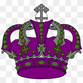 Crown Clipart Purple - Clip Art, HD Png Download - purple crown png