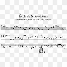Transparent Notre Dame Png - Notre Dame Musical Notation, Png Download - notre dame png