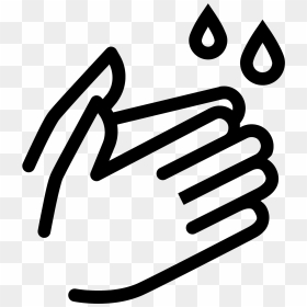 Wash Your Hands Icon, HD Png Download - hand vector png