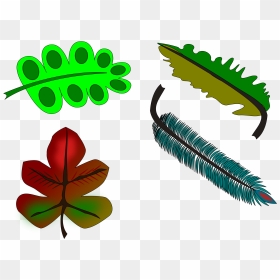 Leaves And Feather Clip Arts - Clip Art, HD Png Download - feather icon png