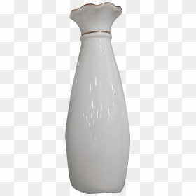 White Color With Golden Line - Vase, HD Png Download - golden line png