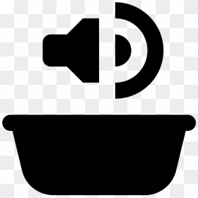 Bathroom Sound Icon Clipart , Png Download - Sign, Transparent Png - sound icon png
