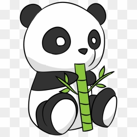 Kawaii Cute Panda Drawing, HD Png Download - cute panda png
