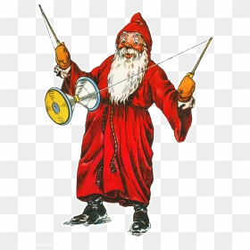 Download Premium Png Of Santa Claus Playing A Diabolo - Christmas Day, Transparent Png - santa clause png