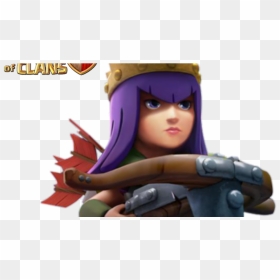Clash Of Clans Archer Queen Png , Png Download - Clash Of Clans Queen, Transparent Png - clash royale king png
