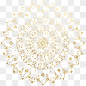 Gold Mandala Png, Transparent Png - gold pattern png