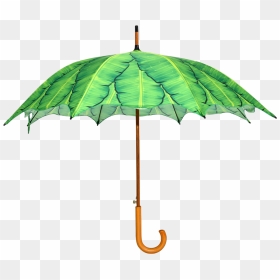 Umbrella Banana Leaves - Umbrella, HD Png Download - banana leaves png