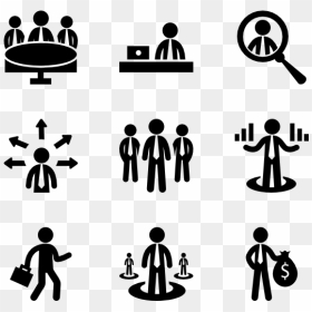 Business People Icon Png - Business People Icons Png, Transparent Png - group of people icon png