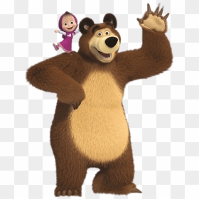 Masha And The Bear Png - Bear Masha And The Bear, Transparent Png - masha and the bear png