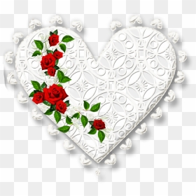 Lace Clipart Heart - Lace Heart Transparent Background Png, Png Download - lace heart png