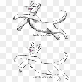 Cat Jumping Drawing , Png Download - Cat Jump Drawing, Transparent Png - jumping cat png
