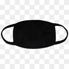 Face Mask Png Free Download - Plain Black Face Mask, Transparent Png - masks png