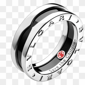 Bvlgari Save The Children Ring, HD Png Download - black ring png