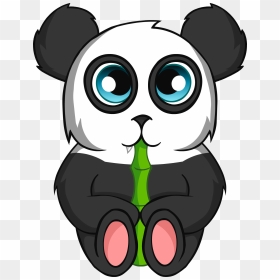 Transparent Cute Panda Png - Cartoon, Png Download - cute panda png
