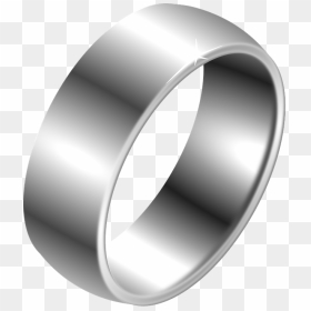 Silver Ring - Silver Ring Transparent Background, HD Png Download - black ring png