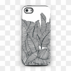 Banana Leaves Case Iphone 5/5s Tough - Mobile Phone Case, HD Png Download - banana leaves png
