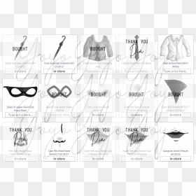 Monochrome, HD Png Download - gangster glasses png