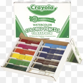 Crayola Non-toxic Watercolor Colored Pencil Classpack - Crayola Colored Pencils Classpack, HD Png Download - crayola png