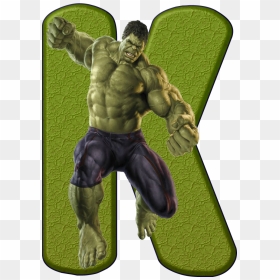 Avengers K Png - Letra O Hulk Png, Transparent Png - hulk avengers png
