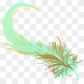 Transparent Feathers Pastel, HD Png Download - gold feather png