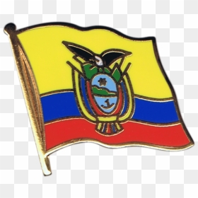 Spilla Bandiera Ecuador - Mexican Flag Drawing Easy, HD Png Download - ecuador flag png