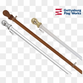 Aluminum Spinning Pole - Wall Mount Flagpole Residential, HD Png Download - flagpole png