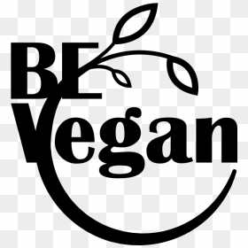 Be Vegan Logo Hq - Illustration, HD Png Download - vegan logo png