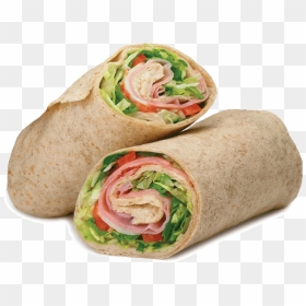 Milios Low Carb Tortilla Wrap - Turkey Wrap White Background, HD Png Download - subway sandwich png