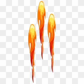 Transparent Rocket Fire Png, Png Download - fireball transparent png