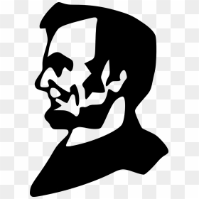 Abraham Abe Lincoln United States America - Abraham Lincoln Png Silhouette, Transparent Png - united states silhouette png