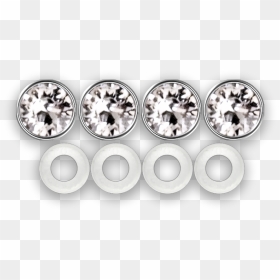 Diamond Screw Caps - Body Jewelry, HD Png Download - diamond frame png