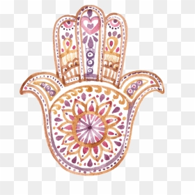 Transparent Throne Png - Hamsa Hands With Flowers, Png Download - hamsa png