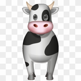 Cartoon, HD Png Download - cow icon png