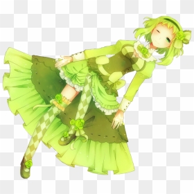 1ab093ab1195 - Vocaloid Gumi Green, HD Png Download - anime pngs